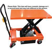 Used Electric Scissor Lift Table - 300kg UDL Capacity - 950mm Height