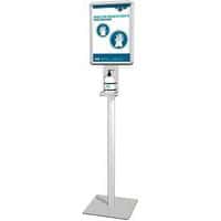 Floor stand for sanitiser dispenser - Jansen Display