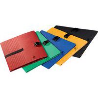 A4 Clip'n' Go expandable folder with strap - Assorted colours - Pack of 10