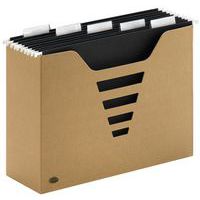 Kraft box file with 5 suspension files