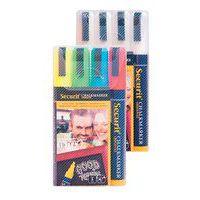 Set of four chalk markers - Securit
