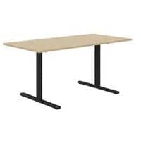 Misao straight desk 180 cm, T-shaped legs - Manutan Expert