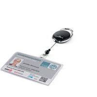 Badge holder for one card with black STYLE reel - Durable