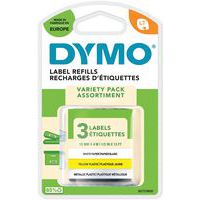 LetraTag adhesive label tape - 3 assorted tapes - DYMO