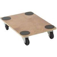 Wheeled Wooden Dolly - 240kg UDL for Industrial and Commercial Use