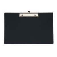 Landscape black clipboard with metal clip - Maul Schneider