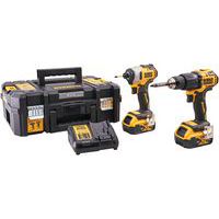 DeWalt Small & Cordless Impact Driver & 18V Combi Drill Twin Pack