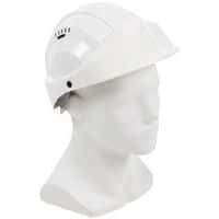 Orizon vented white helmet with white visor