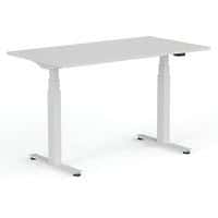 120cm Wide White Sit Stand Desk - Electric & Ergonomic -Yo-Yo Wellness