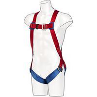 1 Point Red/Blue Full Body Safety Harnesses - One Size - Portwest