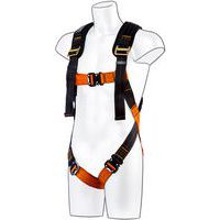 1 Point Full Body Harness - S-XXL - Black/Orange - Ultra Portwest UK