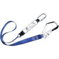 1.8m Single 100kg Webbing Lanyards & Shock Absorber - Portwest UK