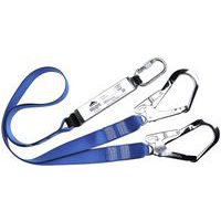 Double 100kg Webbing Lanyards & Shock Absorbers - FP51 Portwest UK