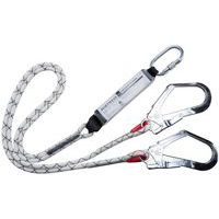 1.8m Double 100kg Lanyard With Shock Absorber - FP55 Portwest UK