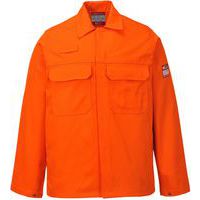 Orange Flame Resistant Welding Work Jackets -S-XXXL - Portwest UK