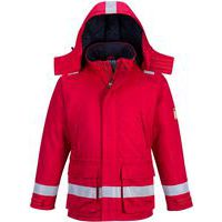 Red Static/Flame Resistant Winter Coat/Jacket - Small-3XL -Portwest UK