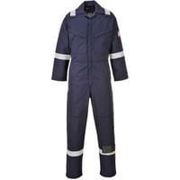 Dark Blue Flame-Retardant Boilersuit/Coverall - Small-XXXL - Portwest