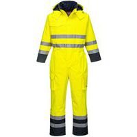 Yellow Hi-Vis Oil/Gas Boilersuit/Coveralls - Small-3XL - Portwest UK