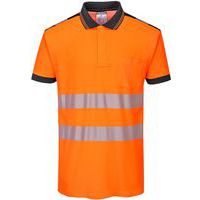 T180 PW3 High-Visibility Short Sleeve Polo Shirt - Portwest