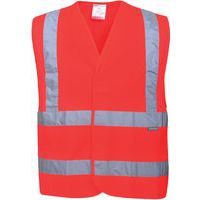 C470 High-Visibility Two Band and Brace Vest - Portwest