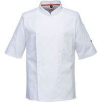 White Chefs Jackets -Mesh Air Pro Kitchen Uniforms -S-XXXL - Portwest