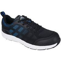 Black/Blue Mesh Safety Trainer - Steel Toecap - 36-48 - Portwest UK