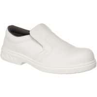 White Slip On Hygienic ESD Unisex Safety Shoe -Size 34-49 -Portwest UK