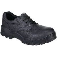 Black Unisex Low Safety Shoe - Steel Toecap - Size 35-52 - Portwest UK