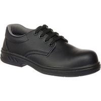 Black Unisex S2 ESD Hygienic Safety Shoes - Size 34-49 - Portwest UK