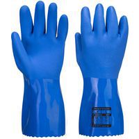 PVC Chemical Protection Gauntlet/Gloves - Size 7-11 - Portwest UK