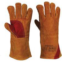 Reinforced ANSI 4 Leather Welding Gauntlets - 10/12 - Portwest UK