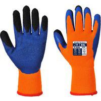 Orange/Blue Cold Protection Safety Grip Gloves - 8-11 - Portwest UK