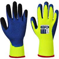 Yellow/Blue Cold Protection Safety Grip Gloves - 8-11 - Portwest UK