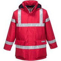 Red Static/Flame Resistant Ligght Coat/Jacket - Small-XXL -Portwest UK