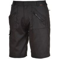 Black Action Bermuda Tough Work Shorts - XS-4XL - Portwest UK