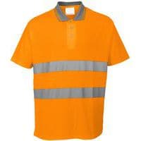 S171 High-Visibility Cotton Polo Shirt - Portwest