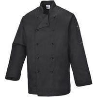 White Chefs Jacket Kitchen Uniforms - XS-XXXL - Somerset Portwest UK