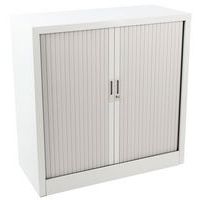 Low tambour cabinet kit, O/A height: 105 cm, O/A width: 100 cm, Door opening type: Tambour door