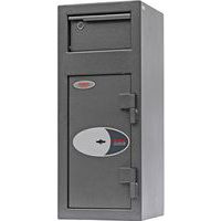 Phoenix Cashier Security Safe/Deposit Box - Key Locks - 600x250x250mm