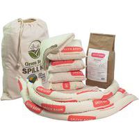 Full Oil/Fuel Spill Kit - 28L Spill Kit In Drawstring Bag - Emergency