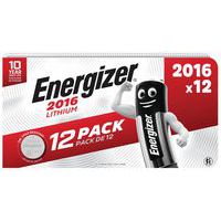 Blister pack of 12 coin batteries - Lithium - Energizer