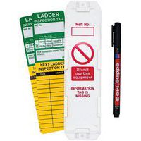 Ladder Inspection Tags - Full Inspection Kit - Scan