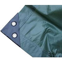 Waterproof Tough Tarpaulin Sheets - Green/White - LxW 6x4m - Faithfull