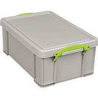 Really Useful Grey Storage Boxes - 9-84L - Fully Recycled Plastic