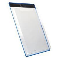 A4 magnetic portrait brochure holder - Blue - Tarifold