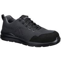 Composite Mesh Anti-Static PU Safety Trainer - Grey - FC72 Portwest UK