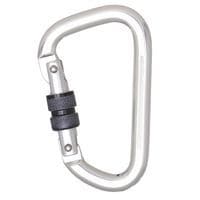 Aluminium screw-locking carabiner - Kratos Safety