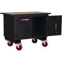 Armorgard Mobile Heavy Duty Steel Workbench for Organization & Storage