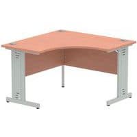 Office Corner Desks - MFC Top - Metal Frames - 73 cm High - Impulse