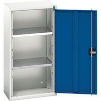 Bott Verso 2 Shelf Durable Metal Storage Cupboard WxD 525x350mm